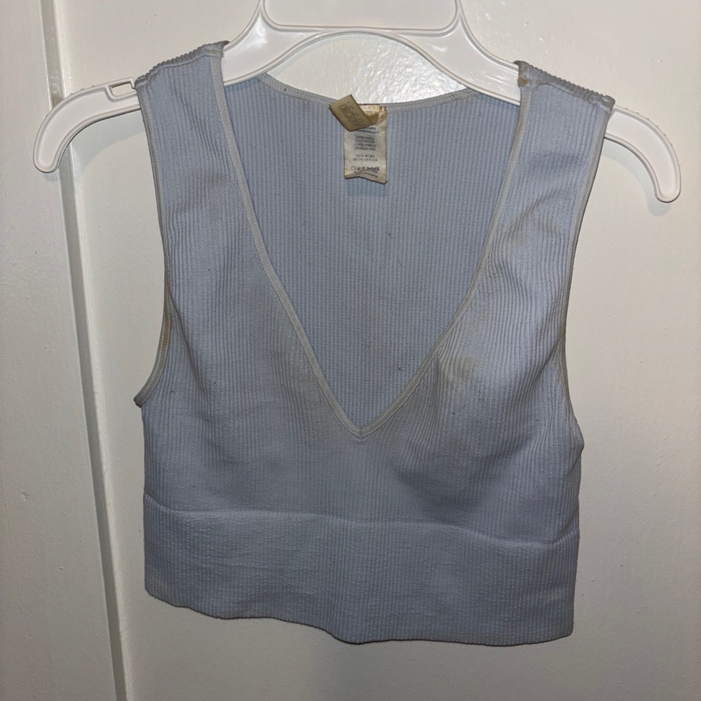 Women's light blue Sleeveless Top - size small